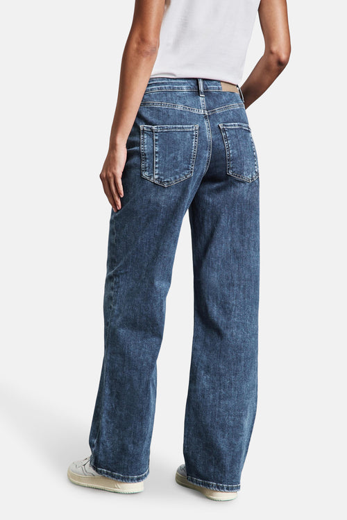 Jeans wide MID BLUE DENIM - STREET ONE
