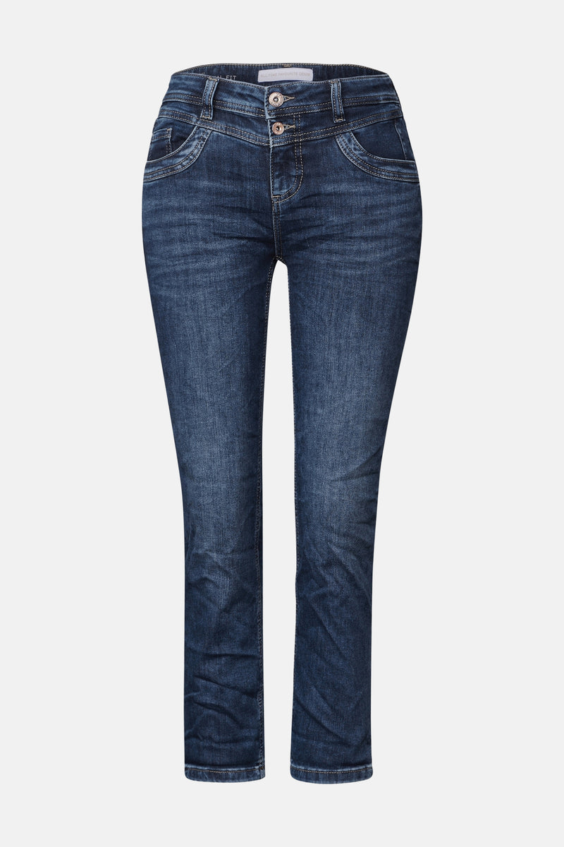 YORK CASUAL - dark blue denim - STREET ONE - 5