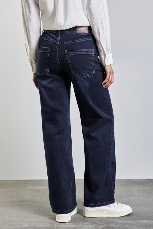 Jeans wide dark blue denim - STREET ONE