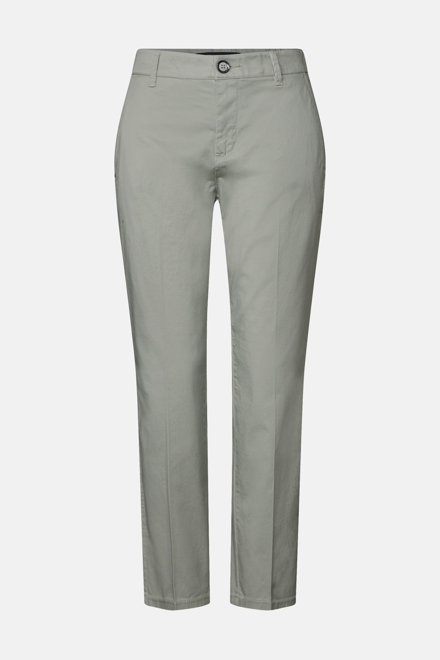 Chino vert de STREET ONE, coupe droite, détails subtils et couleur unie.