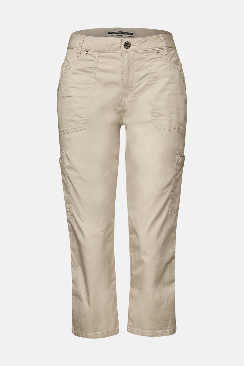 Cargobroek beige - STREET ONE