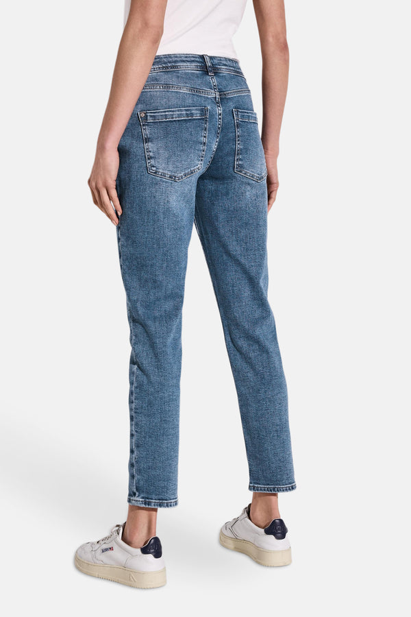 Jean boyfriend MID BLUE DENIM - STREET ONE
