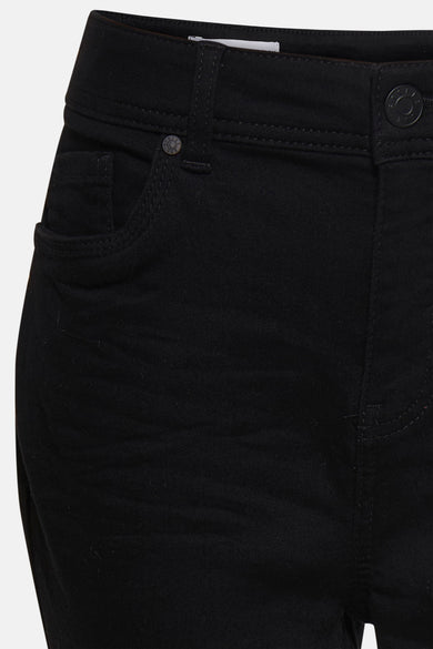 QR BOOTCUT - black denim