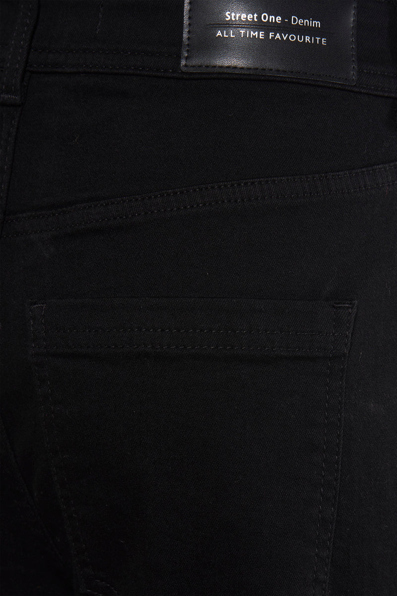 QR BOOTCUT - black denim