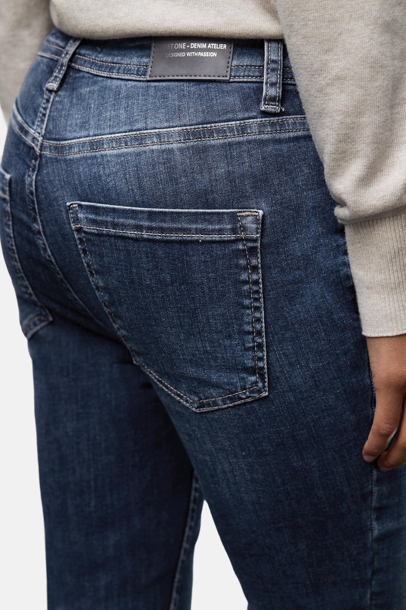 Jeans slim dark blue denim - STREET ONE