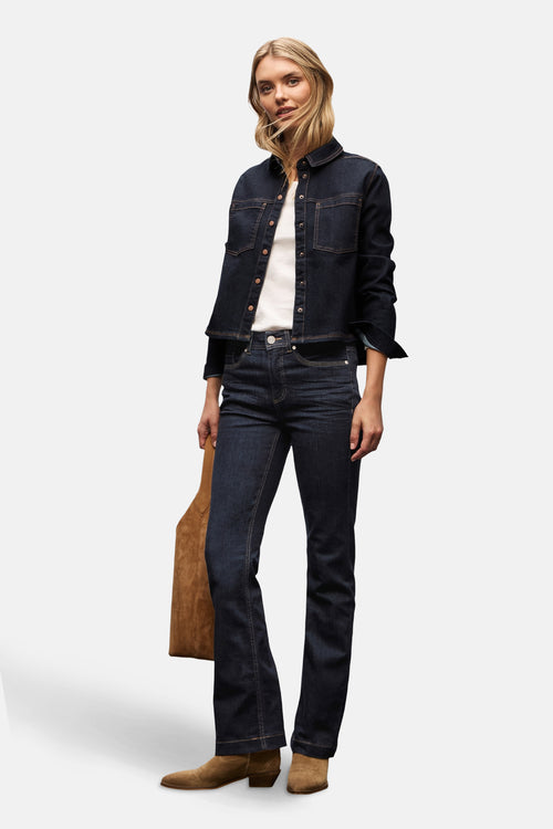 Jeans bootcut dark blue denim - STREET ONE