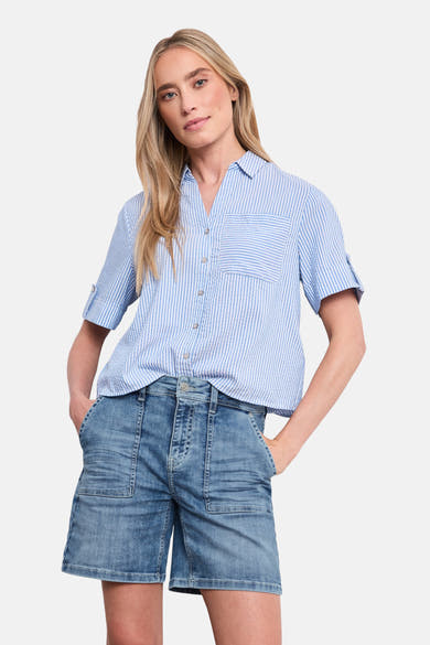 Short - mid blue denim