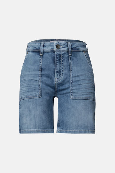 Short - mid blue denim