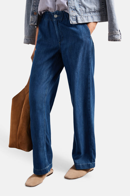Jean large dark blue denim - STREET ONE