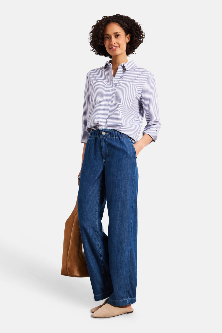 Jean large dark blue denim - STREET ONE