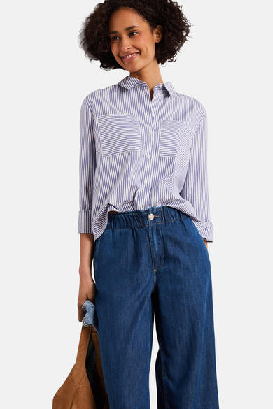 Jean large dark blue denim - STREET ONE