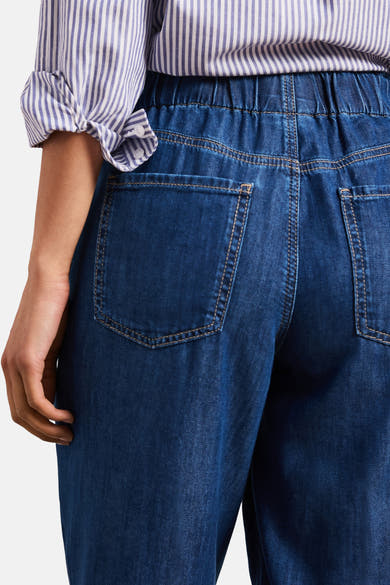 Jean large dark blue denim - STREET ONE