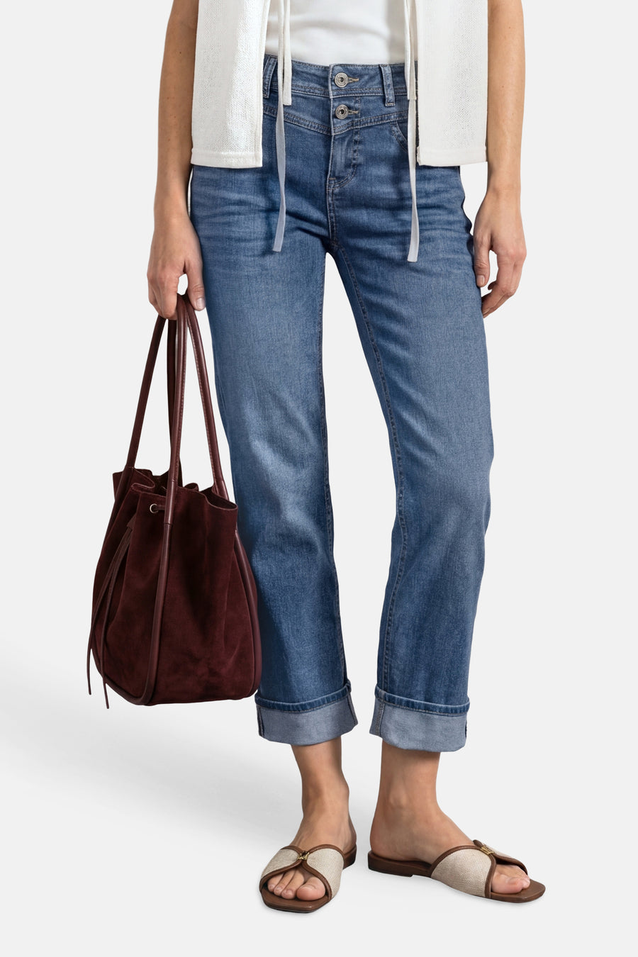 Jean droit mid blue denim - STREET ONE