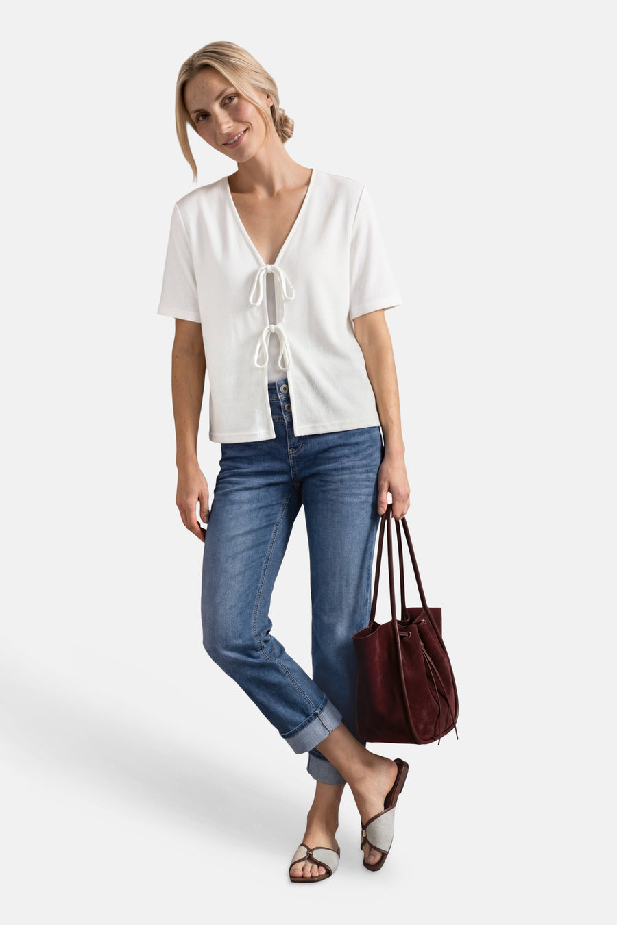 Jean droit mid blue denim - STREET ONE