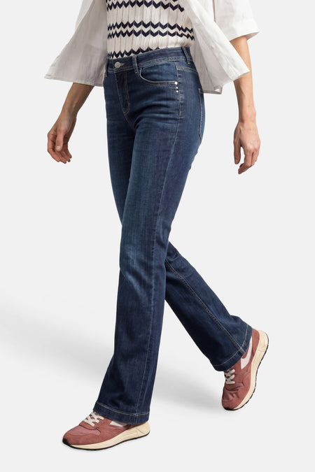 Jean bootcut dark blue denim - STREET ONE