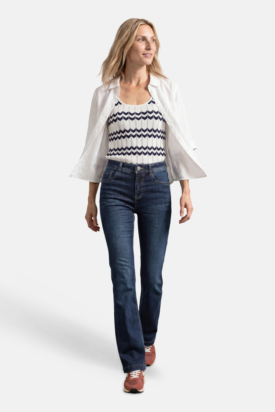 Jeans bootcut dark blue denim - STREET ONE