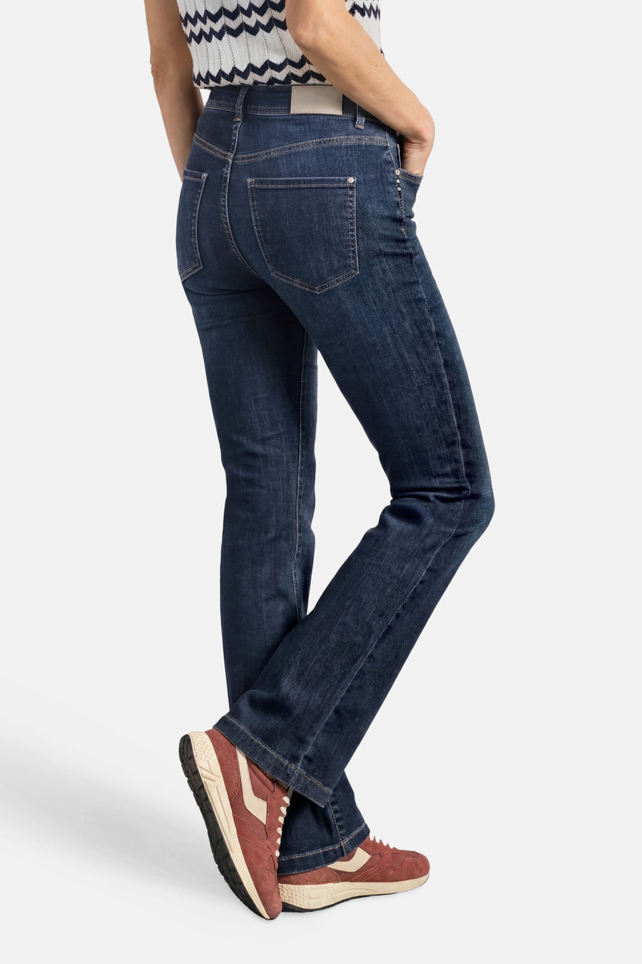 Jeans bootcut dark blue denim - STREET ONE