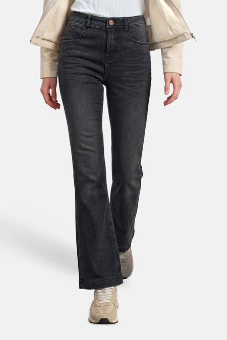 Jeans bootcut black denim - STREET ONE