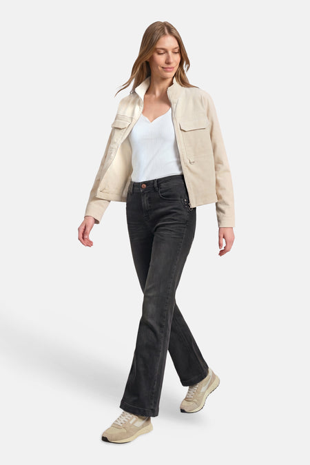 Jeans bootcut black denim - STREET ONE