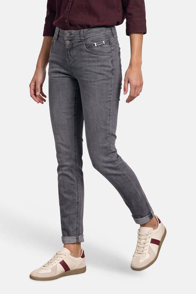 Jean slim mid grey denim - STREET ONE