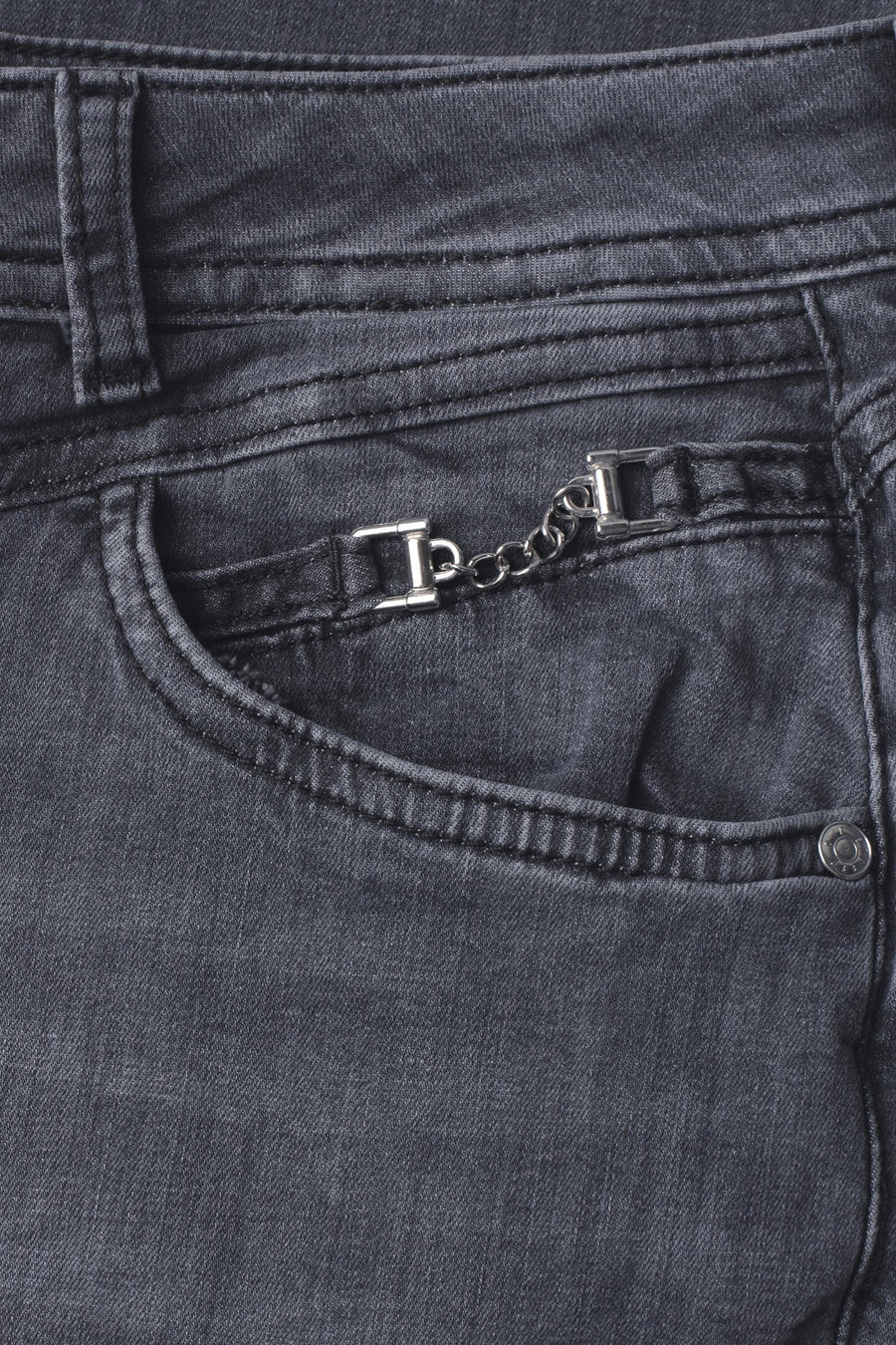 Jean slim mid grey denim - STREET ONE