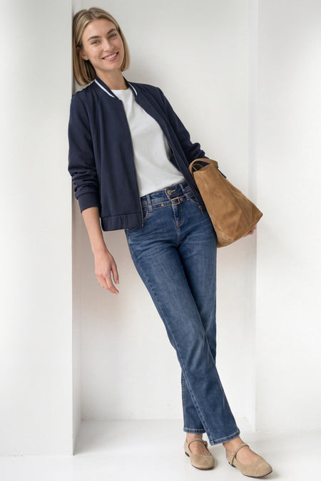 Jeans straight mid blue denim - STREET ONE