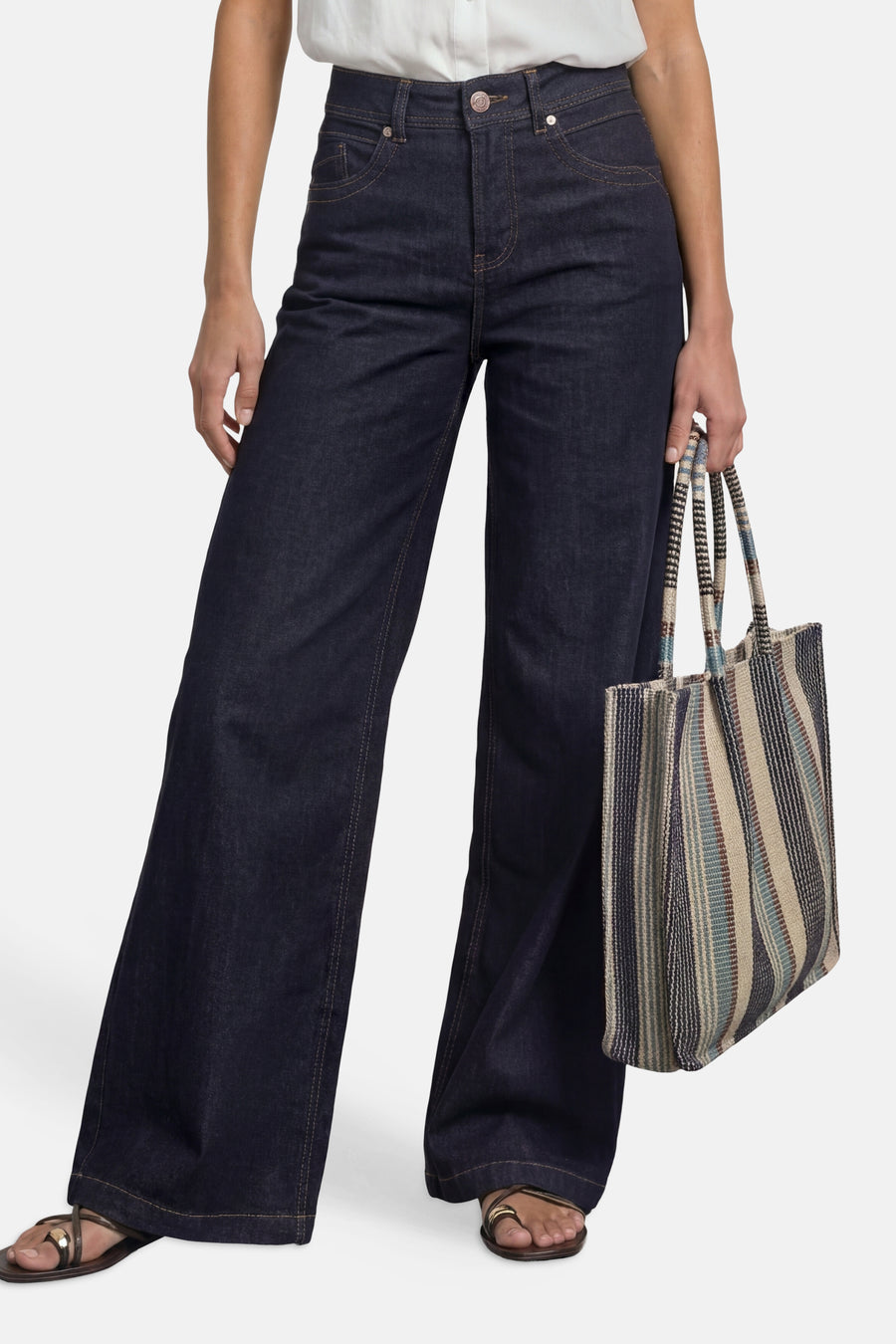 Jean large dark blue denim - STREET ONE