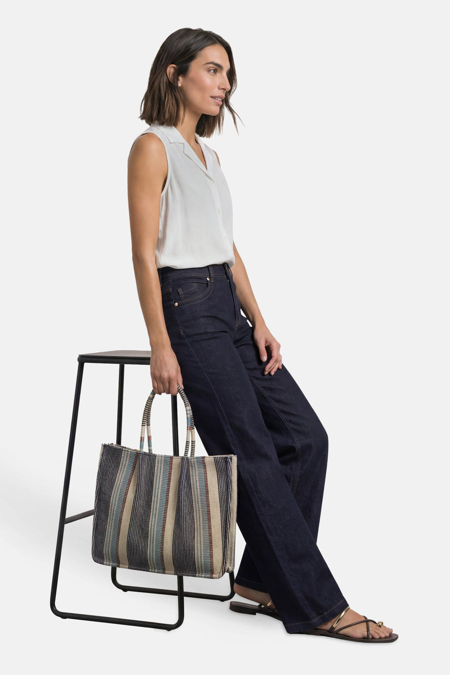 Jean large dark blue denim - STREET ONE