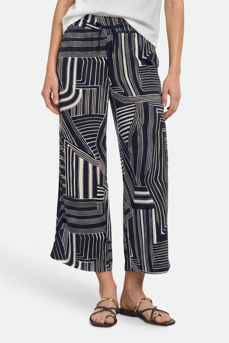 Dames sb seizoensbroek elastic bleu - STREET ONE