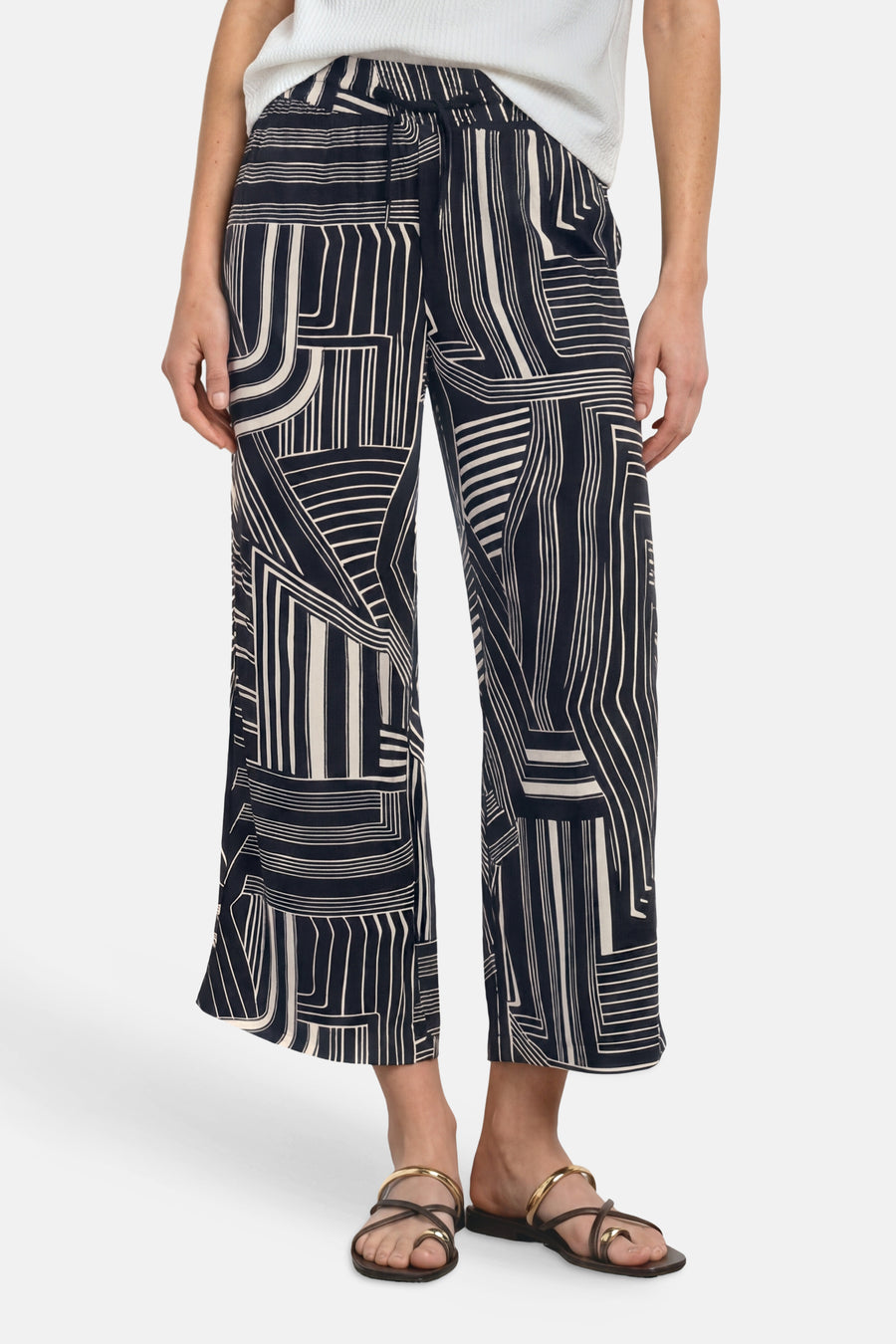 Dames sb seizoensbroek elastic bleu - STREET ONE