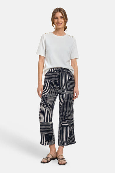 Dames sb seizoensbroek elastic bleu - STREET ONE