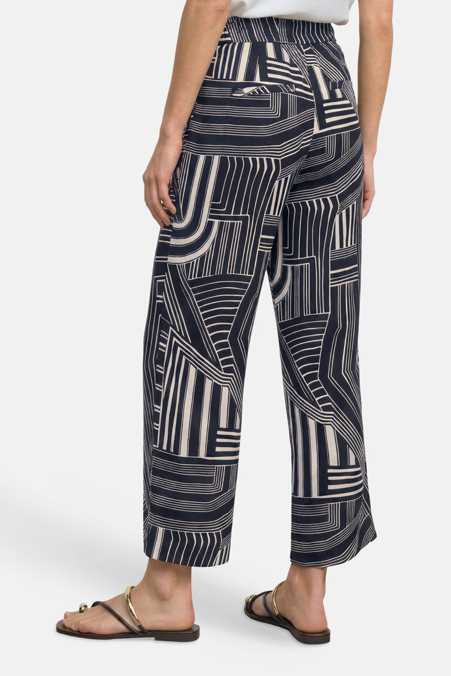 Dames sb seizoensbroek elastic bleu - STREET ONE