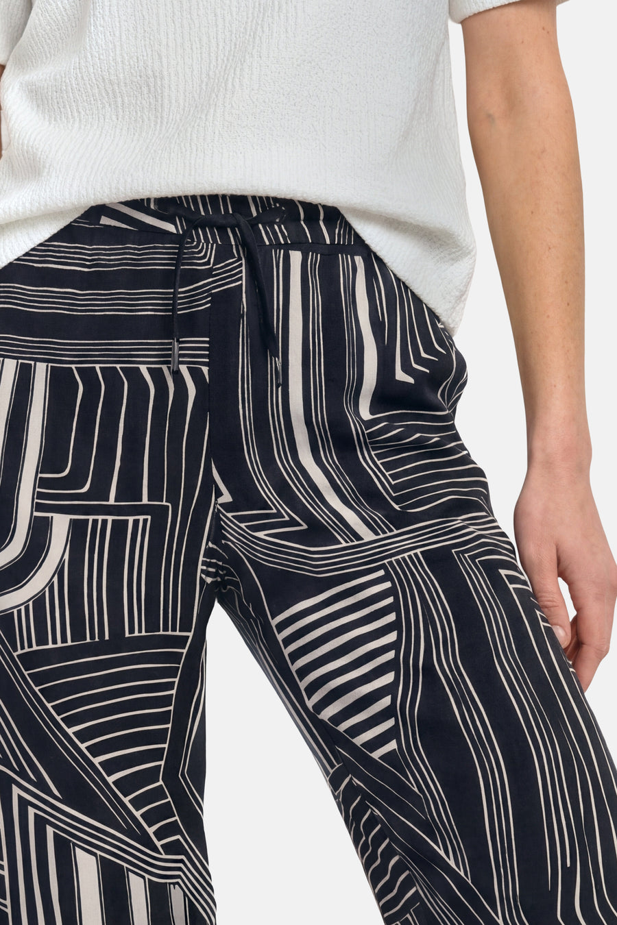 Dames sb seizoensbroek elastic bleu - STREET ONE