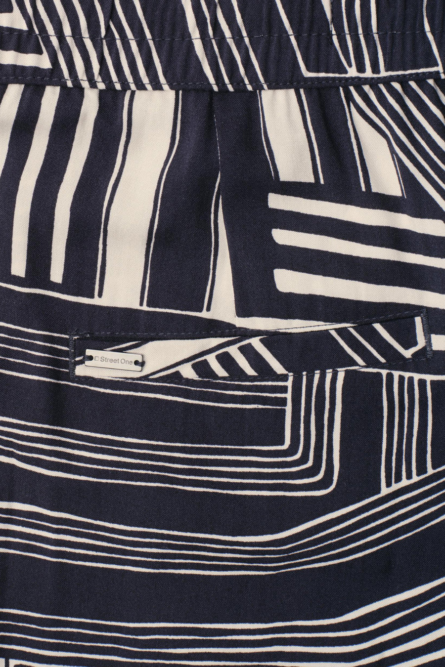 Dames sb seizoensbroek elastic bleu - STREET ONE