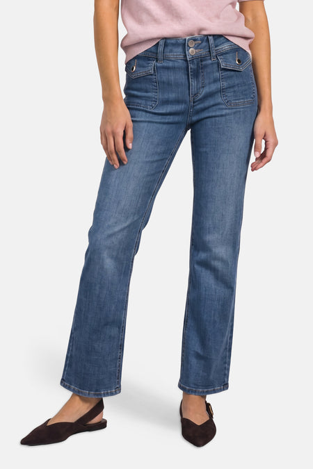 Jean droit mid blue denim - STREET ONE