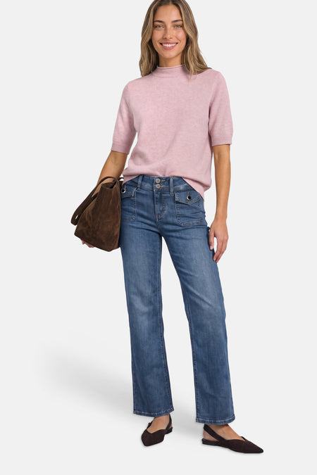 Jean droit mid blue denim - STREET ONE