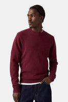 Pull met ronde hals - bordeaux