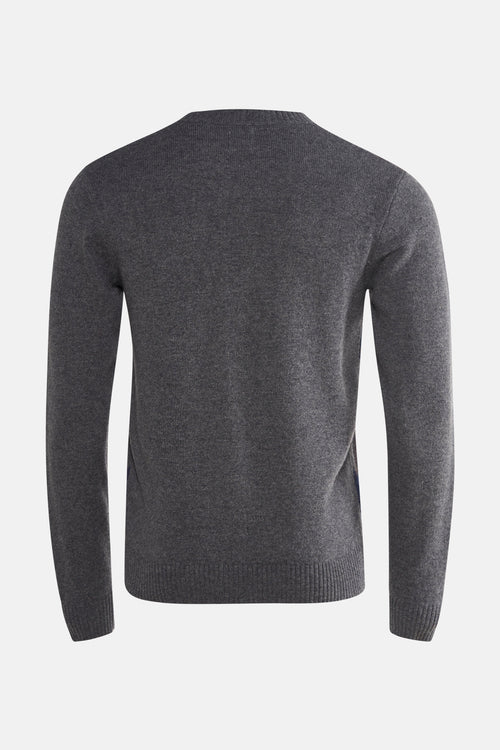 Pull met ronde hals - Grijs