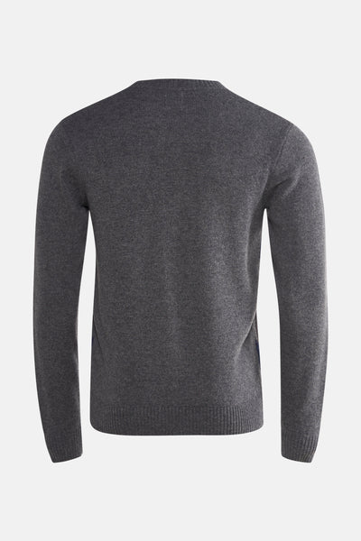 Grijze ronde nekpull Levi Levi Levi's, inlele, vanachen.