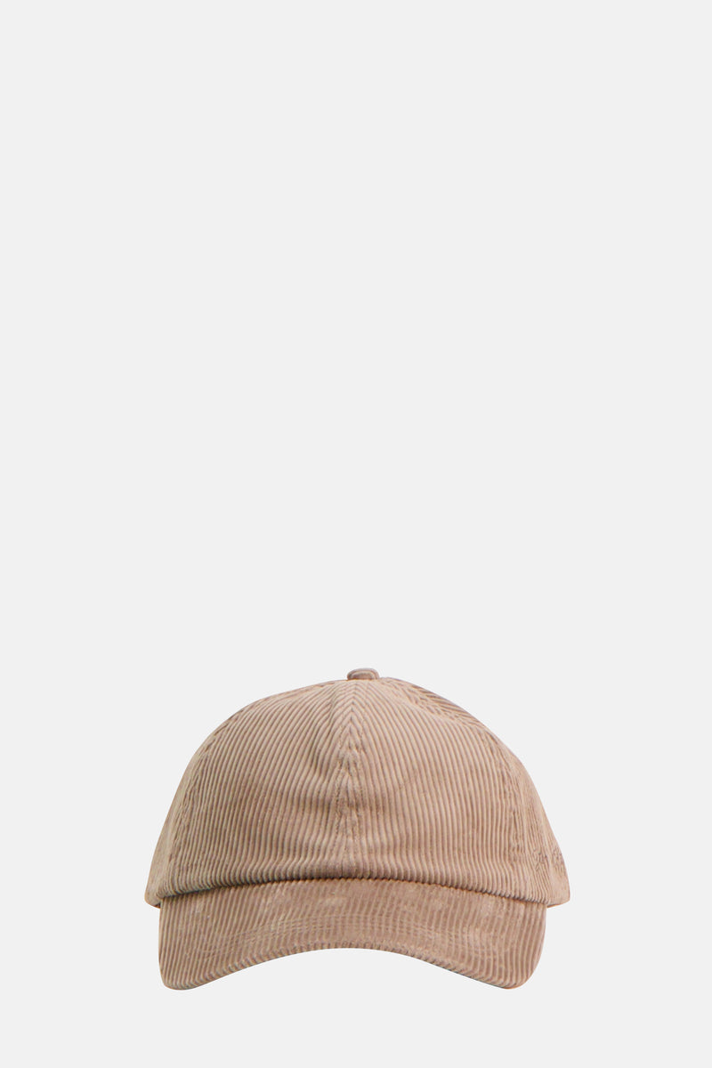 Beige corduroy cap from Street One, visible ribbed texture.