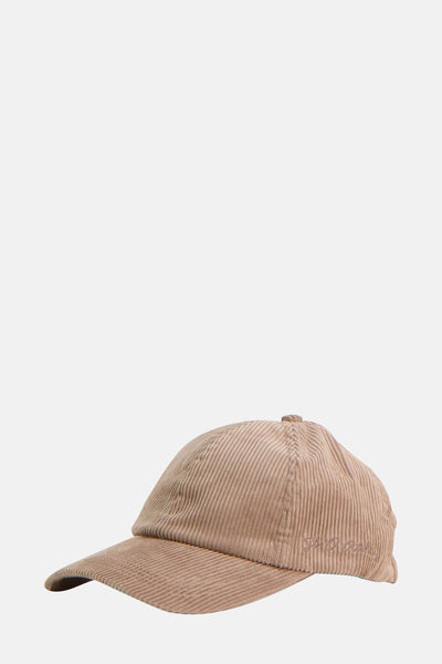 Beige corduroy cap from STREET ONE with tone-on-tone embroidery.