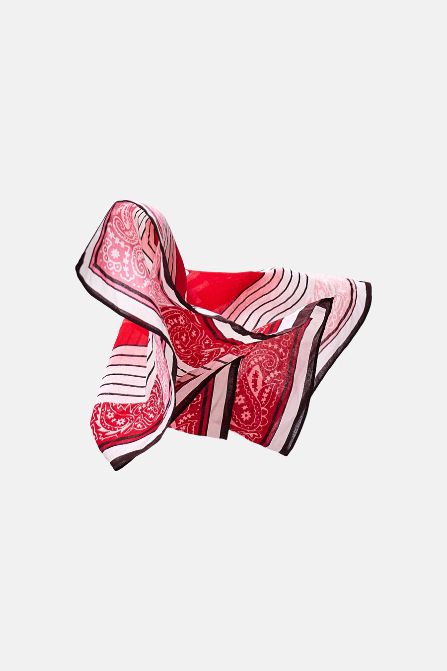 Multikleuren sjaal van Street One, met paisley- en grafische strepenpatronen.