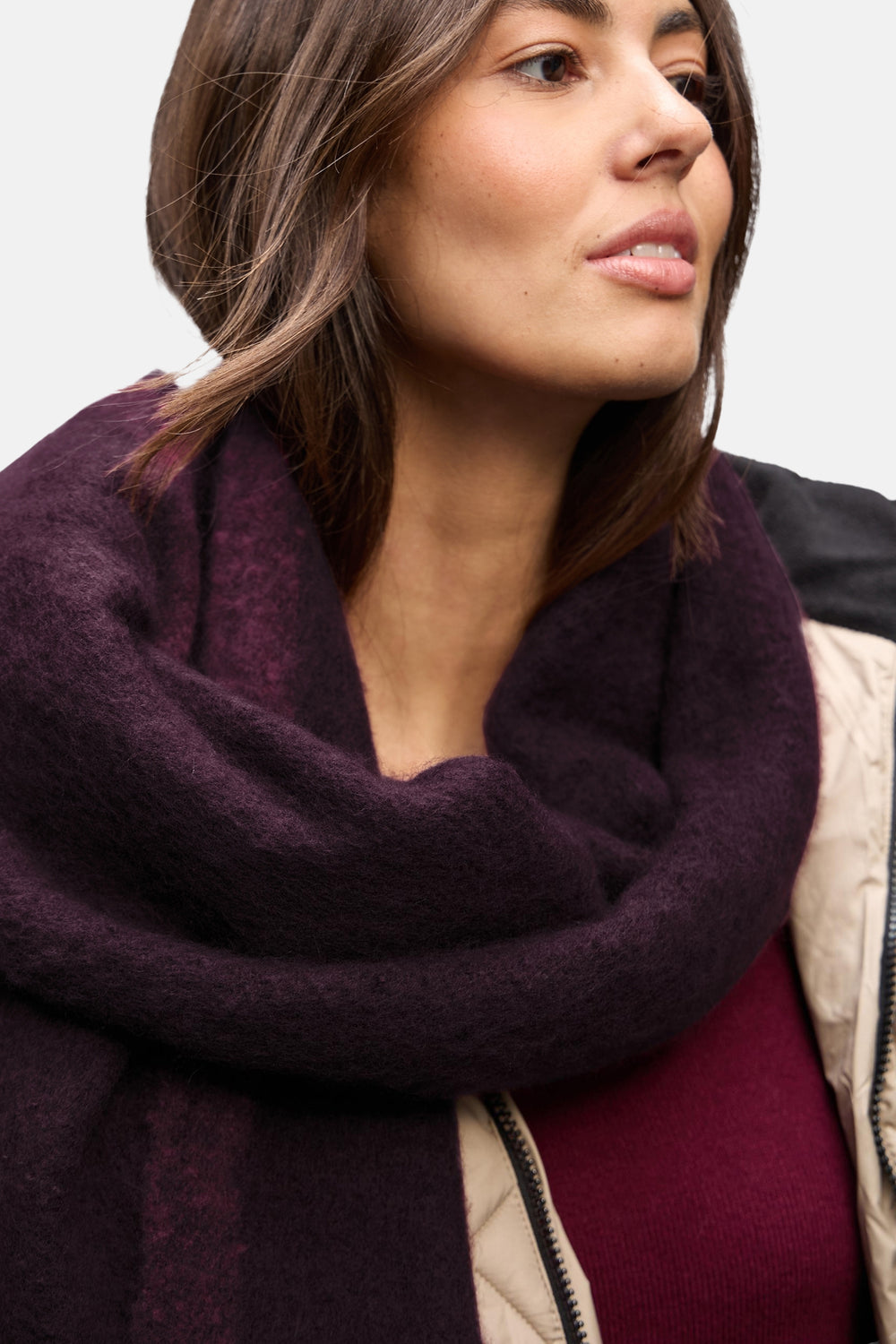 Sjaal - Bordeaux
