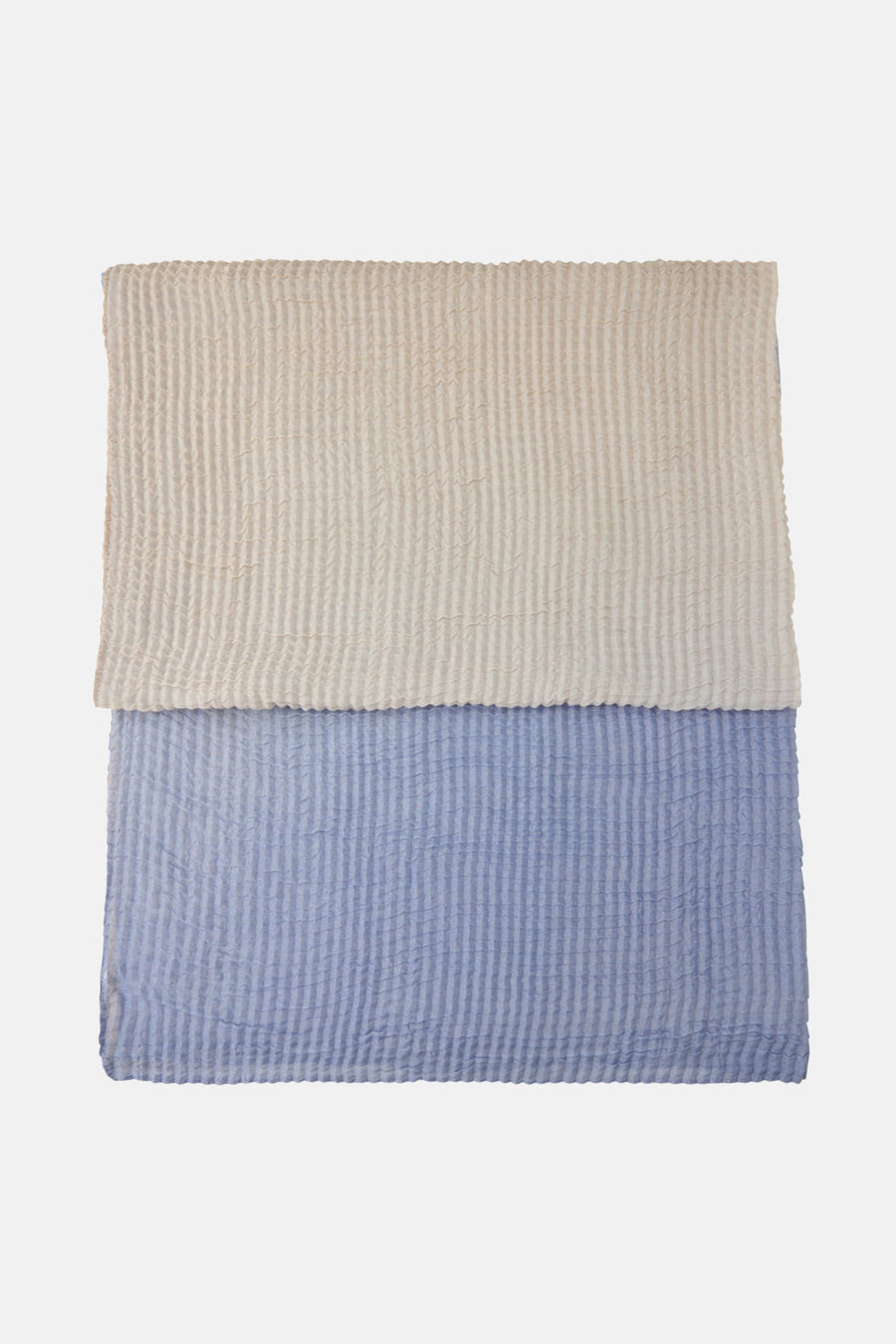 Foulard multicolore de Street One, avec un motif texturé rayé en deux teintes.