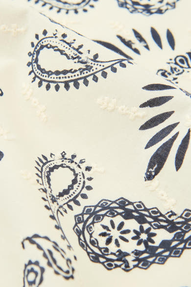 Foulard multicolore de STREET ONE avec motif cachemire et détails brodés ton sur ton.