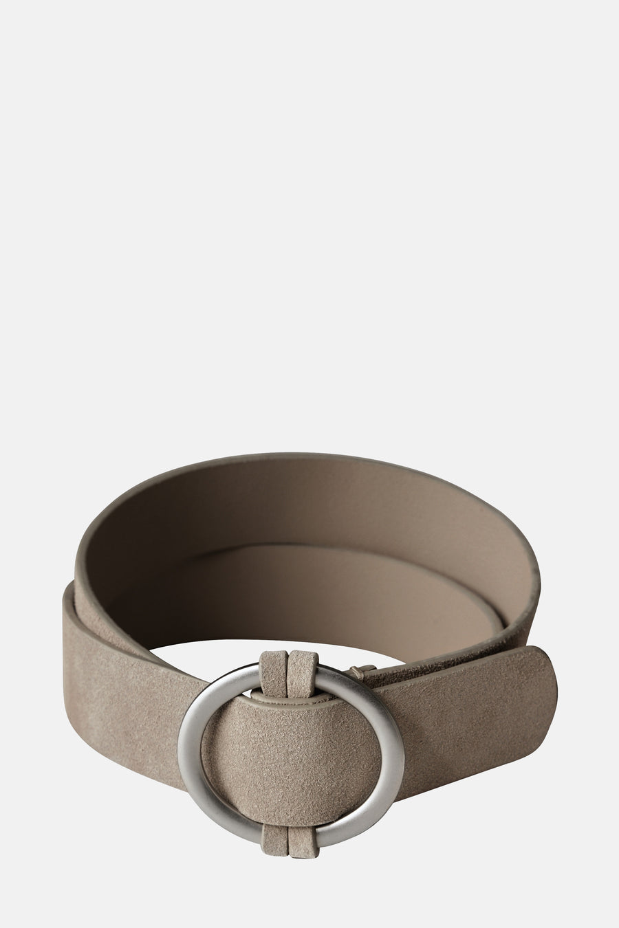 Beige riem van STREET ONE, met een ronde zilveren gesp.