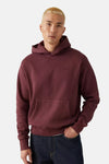 Sweat à capuche bordeaux de Levi's®, avec poche kangourou et logo discret brodé.