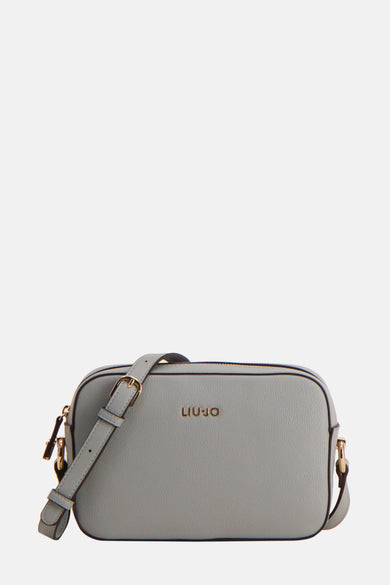 Sac à bandoulière bleu de LIU JO avec bandoulière réglable et détails métalliques dorés.