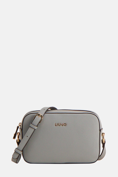 Sac à bandoulière bleu de LIU JO avec bandoulière réglable et détails métalliques dorés.