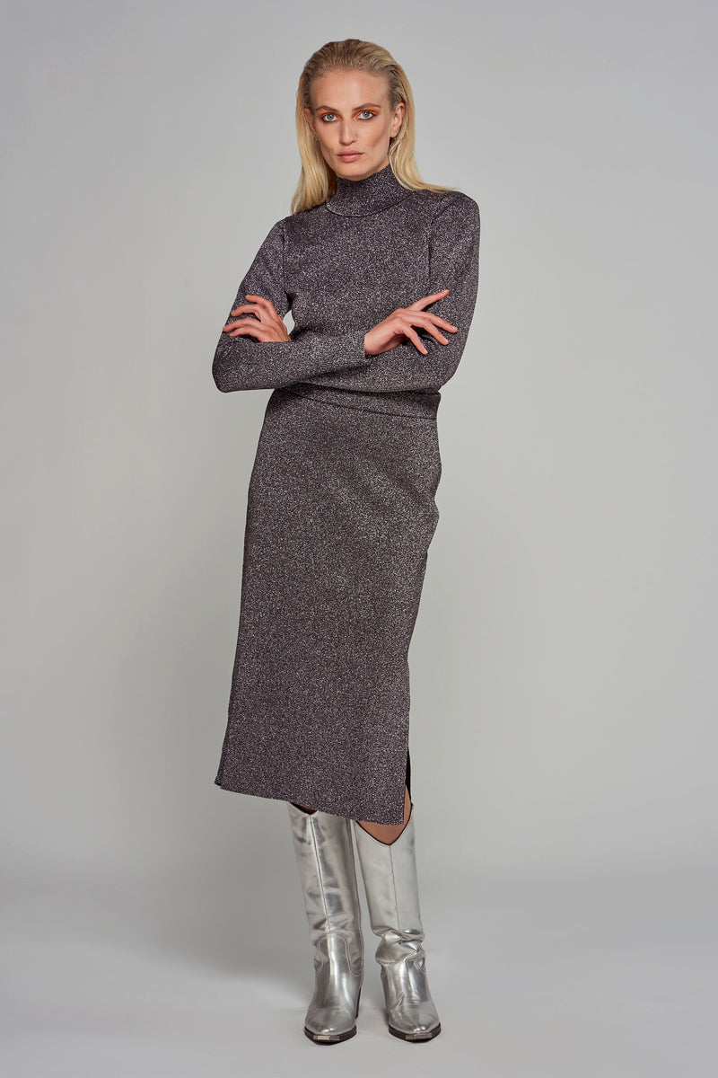Pull col montant Agenté - ASTRID Black Label